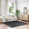 vidaXL Anti-slip Shaggy Rug Dark gray 78.7&ldquo; x 78.7&rdquo; PP