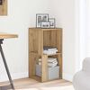 vidaXL Corner Cabinet Artisan Oak Engineered wood Compact Corner Cabinet