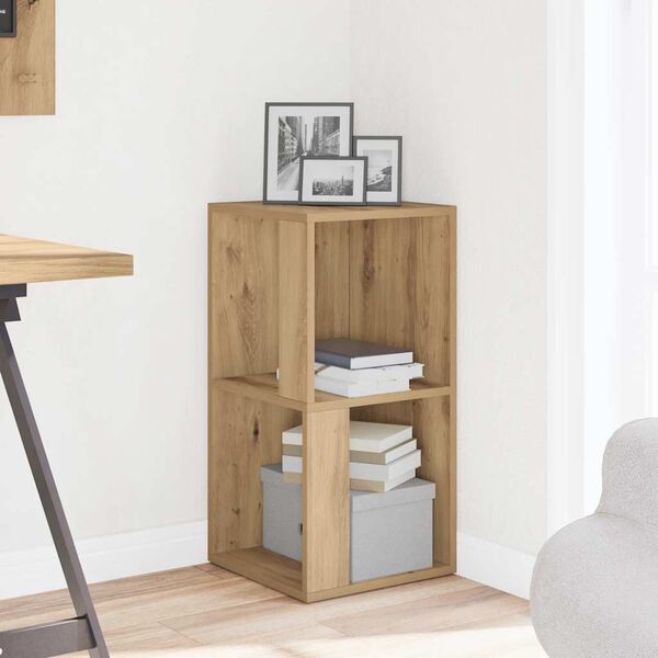 vidaXL Corner Cabinet Artisan Oak Engineered wood Compact Corner Cabinet