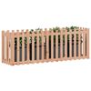 vidaXL Garden Raised Bed Natural wood Solid Douglas wood 78.7x19.7x27.6 in