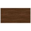 vidaXL Wall Shelf Set of 4 Brown Oak Engineered Wood 39.4x19.7 in