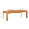 vidaXL Garden Lounge Set Cream and Natural Wood Solid Acacia Wood, Polyester