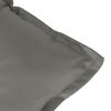vidaXL Garden Bench Cushion Melange dark grey 100% polyester