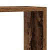 vidaXL Wall Shelf 2 pcs Old wood 80 x 15 x 26 cm Engineered wood