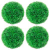 vidaXL Green Artificial Boxwood Ball Polyethylene 4.7 in diameter