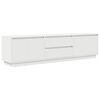 vidaXL TV Cabinet White Engineered Wood Large TV Cabinet Rectangular