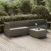 vidaXL Garden Lounge Set Grey, Dark Grey