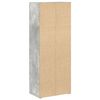 vidaXL Bookcase Concrete grey Engineered Wood Medium Bookcase