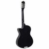 vidaXL Western Classical Cutaway Guitar with 6 Strings Black 38"