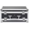vidaXL Gun Case Aluminum ABS Black