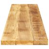 vidaXL Table Top Natural wood color Solid mango wood 70.9 x 7.9 x 1.0 in