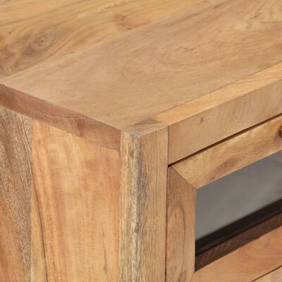 vidaXL Sideboard 23.6"x13.8"x27.6" Solid Acacia Wood