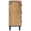 vidaXL Side Cabinet Natural wood Solid mango wood, engineered wood, iron