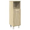 vidaXL Bathroom Furniture Set Sonoma Oak Engineered wood, acrylic