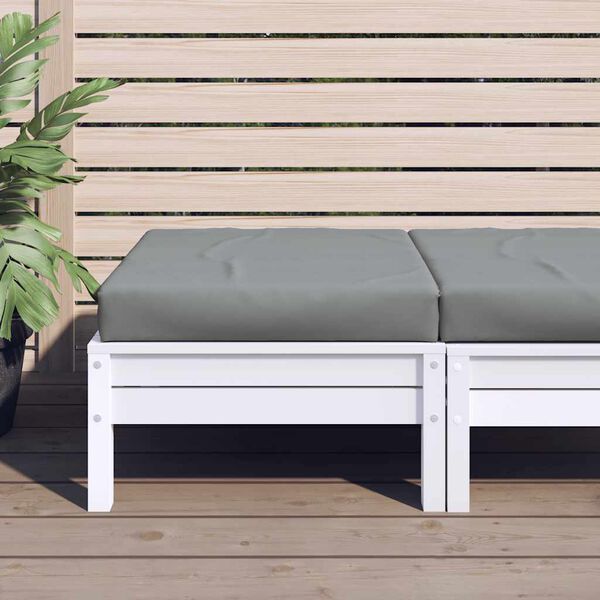 vidaXL Pallet Cushion Grey