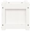 vidaXL Garden Planter White Solid pine wood 12.2 in Decorative Inlays