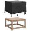 vidaXL Outdoor Furniture Cover Black 23.6" x 23.6" x 17.7" 210D fabric