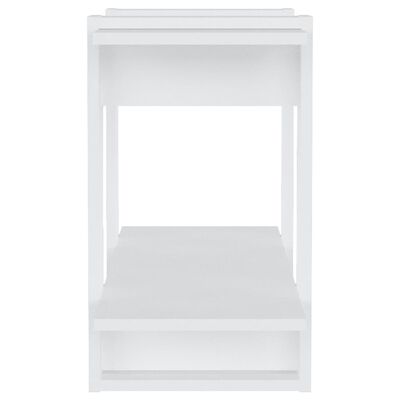 vidaXL Book Cabinet/Room Divider White 31.5"x11.8"x20.1"