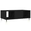 vidaXL Coffee Table Black Engineered Wood Medium Coffee Table