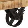 vidaXL Coffee Table Rough Mango Wood Brown Solid Rough Mango Wood Medium