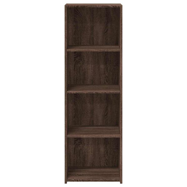 vidaXL Highboard Brown oak Engineered wood Highboard Rectangular