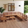 vidaXL Garden Lounge Set Honey brown Solid pinewood Medium Modular