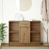vidaXL Sideboard Artisan oak Engineered wood Medium Storage Sideboard