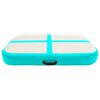 vidaXL Inflatable Gymnastics Mat with Pump 23.6x39.4x3.9" PVC Green