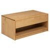 vidaXL Coffee Table Oak Solid pine wood, engineered wood Standard