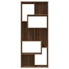 vidaXL Book Cabinet Brown Oak Engineered Wood Tall Book Cabinet