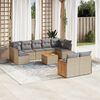 vidaXL Garden Sofa Set Beige