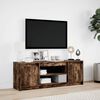 vidaXL TV Cabinet Smoked Oak Engineered Wood Medium TV Cabinet
