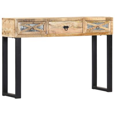 vidaXL Console Table 43.3"x11.8"x29.9" Solid Mango Wood