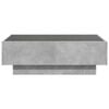 vidaXL Coffee Table Concrete Gray Engineered Wood, Glass