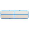 vidaXL Inflatable Gymnastics Mat with Pump 236.2x39.4x5.9" PVC Blue