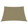 vidaXL Sunshade Sail Oxford Fabric Trapezium 2/4x9.8' Beige