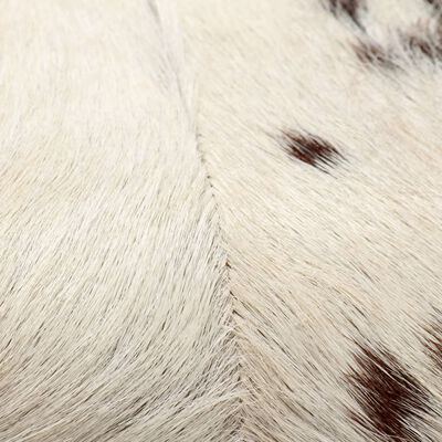 vidaXL Stool Genuine Goat Leather 23.6"x11.8"x19.7"