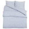 vidaXL Duvet Cover Set Gray Microfiber fabric 78.7 x 78.7 in Lightweight