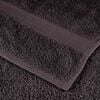 vidaXL Sauna Towel Set of 4 Anthracite 100% Cotton 31.5 x 78.7 in