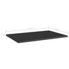 vidaXL Shelf Set of 8 High gloss black Engineered wood Medium