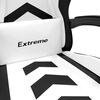 vidaXL Gaming Chair White and Black Faux Leather