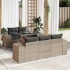 vidaXL Garden Sofa Set Grey