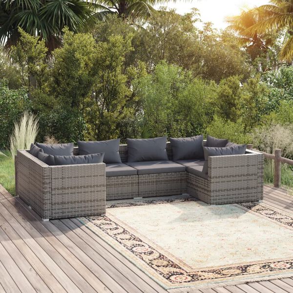 vidaXL Garden Lounge Set Grey, Anthracite