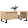 vidaXL Coffee Table Sonoma Oak Engineered wood, metal Coffee Table