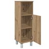 vidaXL Bathroom Cabinet Artisan Oak Engineered Wood Slim