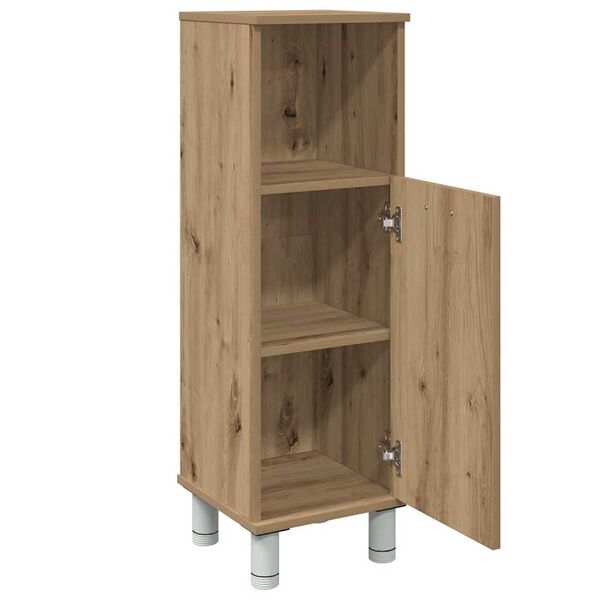 vidaXL Bathroom Cabinet Artisan Oak Engineered Wood Slim