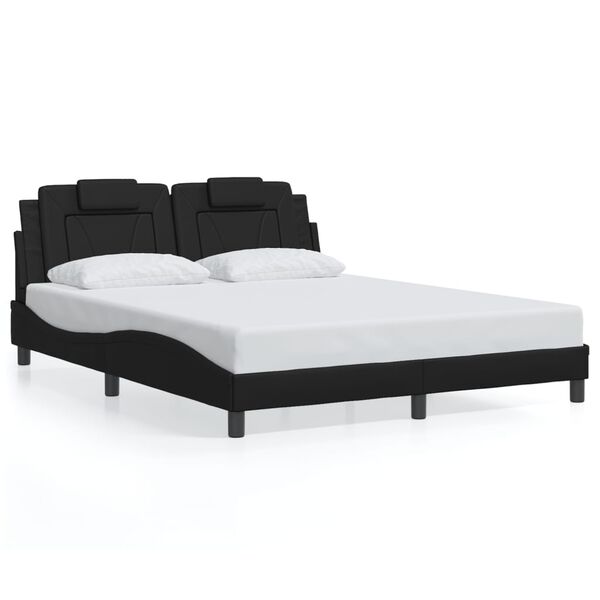 vidaXL Bed Frame Black