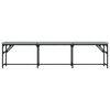 vidaXL Dining Bench Light Grey Steel Large Durable Dining Bench