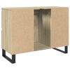 vidaXL Bathroom Cabinet Sonoma oak Engineered wood 31.5x13.0x23.6 in