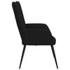 vidaXL Chill Chair Black Fabric (100% polyester), steel Standard Modern